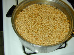  Cooked Beans: 